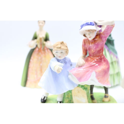 202 - Royal Doulton limited edition Cymbals figure HN2699, Milestone HN3297, Victorian Lady HN1432, Sweet ... 