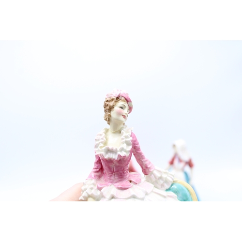 216 - Royal Doulton figures to include Charmian HN1568, Pauline HN1444, Bridesmaid HN2148, Jersey Milkmaid... 