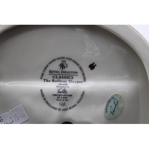 222 - Royal Doulton The Railway Sleeper HN4418, limited edition 162/2500