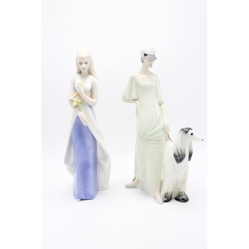 226 - Royal Doulton figures to include Martine and Sweet Bouquet (2 - latter a second).