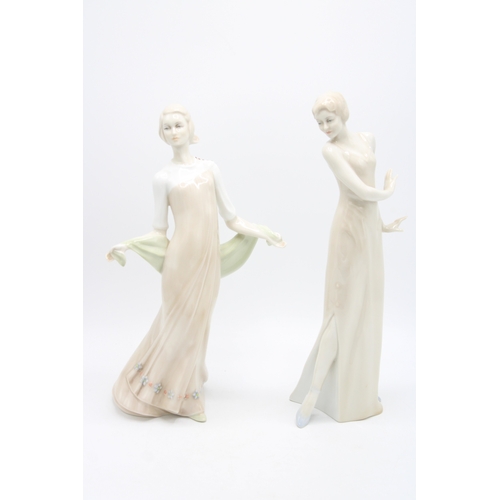 232 - Royal Doulton figures to include Enchanting Evening and Dancing Delight (2 - seconds).