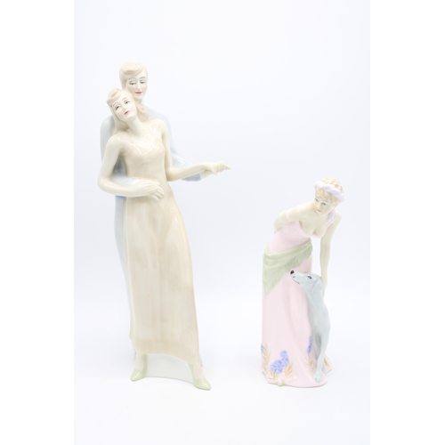 235 - Royal Doulton figures to include Bolero and Devotion (2 - latter seconds).