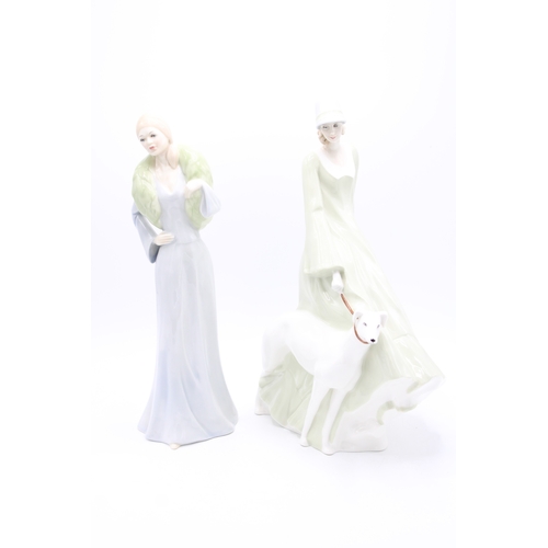 236 - Royal Doulton figures to include Strolling and Chic (2, latter is a second).
