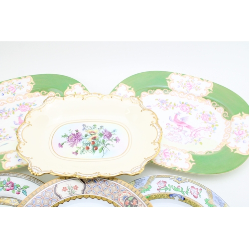 264 - A collection of 19th century and 20th century Minton plates and serving plates, (Qty).