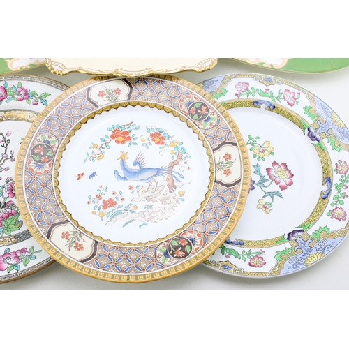 264 - A collection of 19th century and 20th century Minton plates and serving plates, (Qty).