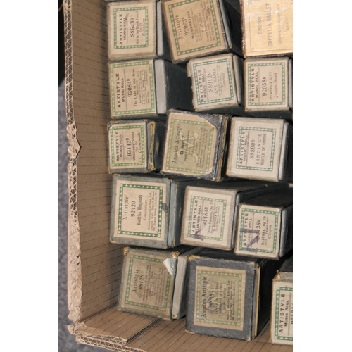 299 - A box of 54 music rolls for pionola self playing pianos, (54), collection only.