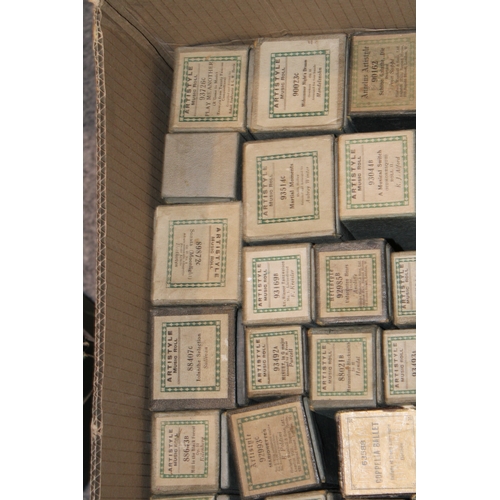 299 - A box of 54 music rolls for pionola self playing pianos, (54), collection only.