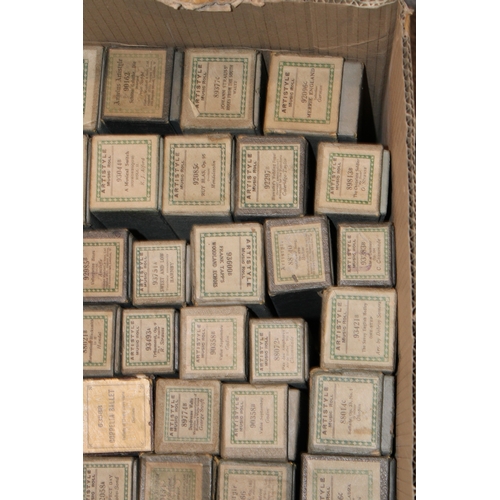 299 - A box of 54 music rolls for pionola self playing pianos, (54), collection only.