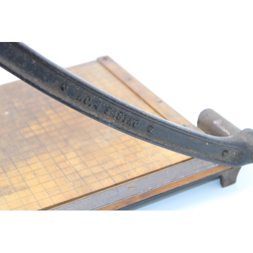 323 - Two Eastman Kodak Co, photographic guillotines, c1940, (2).
