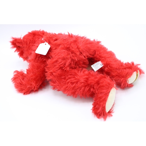 334 - Merry Thought prototype teddy bear, Strawberry ADZ16RB, June 06, Made in Ironbridge Shropshire, 41cm... 
