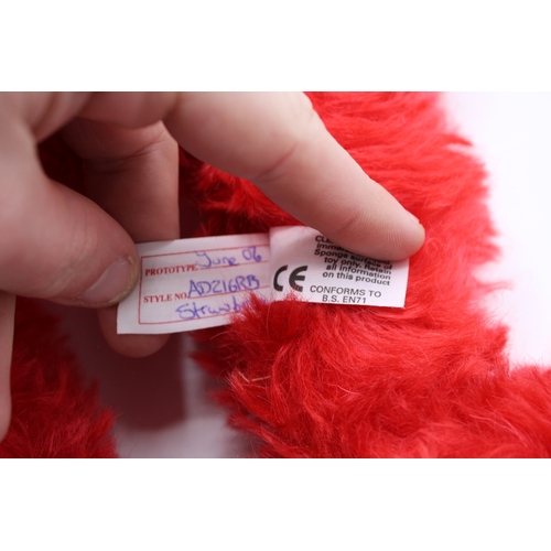 334 - Merry Thought prototype teddy bear, Strawberry ADZ16RB, June 06, Made in Ironbridge Shropshire, 41cm... 