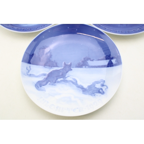 217 - A collection of Royal Copenhagen / B&G year plates to include 1929, 1979, 1975, 1968, 1994 and 1980 ... 