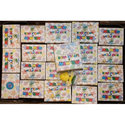 197 - Royal Doulton Holland Studio Craft of a Complete Set of 20 Mr Men and Little Miss figures, all boxed... 