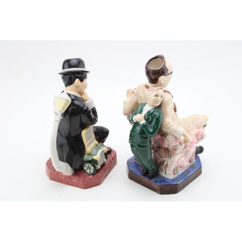 1 - Two Kevin Francis Toby jugs of Eric Morecambe and Charlie Chaplin (2).