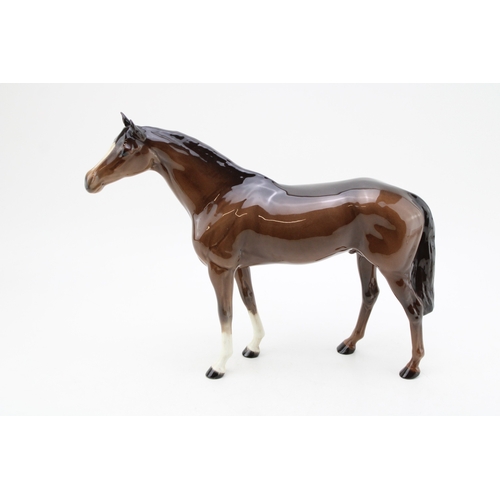 119 - Beswick large brown racehorse 1564.