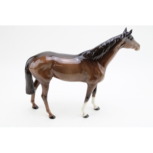 119 - Beswick large brown racehorse 1564.