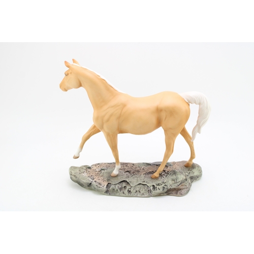 133 - Beswick Connoisseur Series 'Sunburst' in palomino colourway, on naturalistic base, 32cm long.