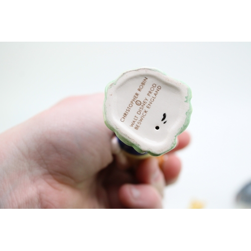 136 - Beswick Winnie the Pooh set to include Christopher Robin (8 - boxed).