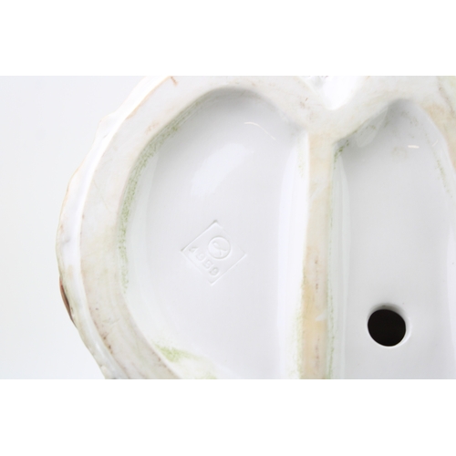 171 - Guiseppe Cappe for Capodimonte 1959 Man Hunter with Dog and Chicken Figurine Group, 26cm tall.