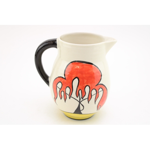 18 - Lorna Bailey jug decorated with The Dingle, Porthill pattern, with Old Ellgreave backstamp, 13.5cm t... 