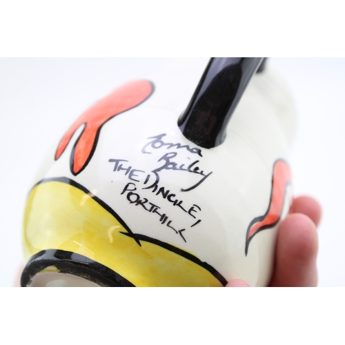 18 - Lorna Bailey jug decorated with The Dingle, Porthill pattern, with Old Ellgreave backstamp, 13.5cm t... 