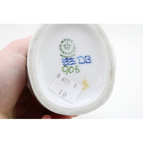 189 - Royal Copenhagen figures to include a Boy Whittler 905and a shepherd eating lunch 865 (2).