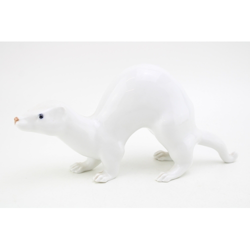 193 - Royal Copenhagen model of a stoat, 4562, 24cm long.