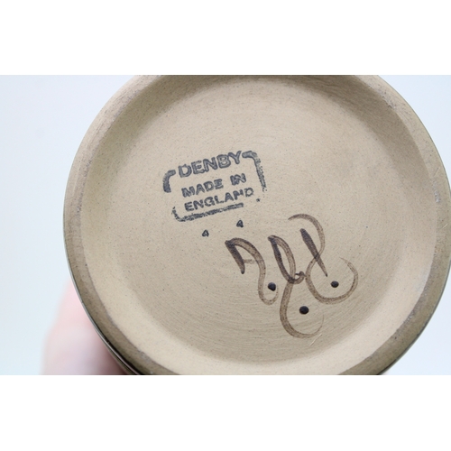 199 - 1970s signed Aztec Design Denby Vase, 32cm tall.