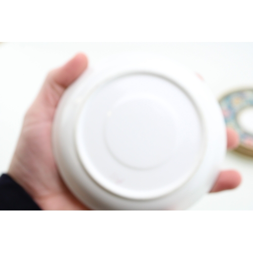 233 - Nine rare Arts and Crafts Brown, Westhead and Moore saucers, pattern number c9677, circa 1870 - 1880... 