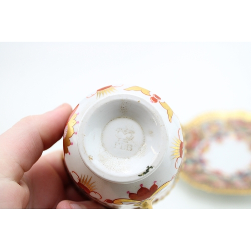 238 - Worcester Flight and Barr, cup and saucer circa 1820, Imari pattern, impressed crown FBB mark, 8.5cm... 