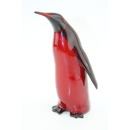 260 - Royal Doulton flambe Emperor Penguin, 15.5cm tall.