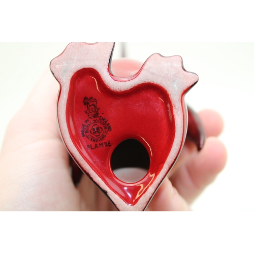 260 - Royal Doulton flambe Emperor Penguin, 15.5cm tall.