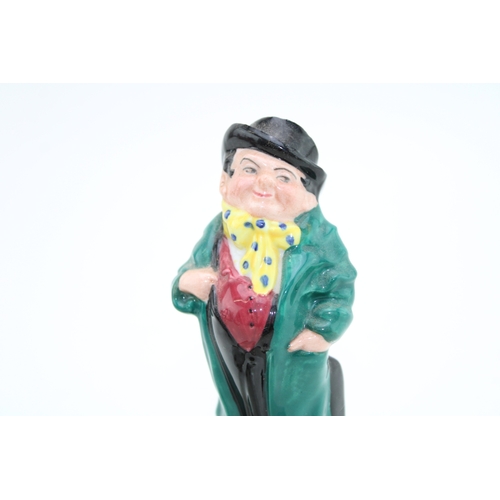 266 - Royal Doulton Tony Weller perpetual calendar with silver mount.