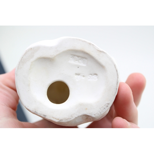 294 - A bisque pottery figure, probably Royal Doulton, impressed numbers to base, 14.5cm tall.