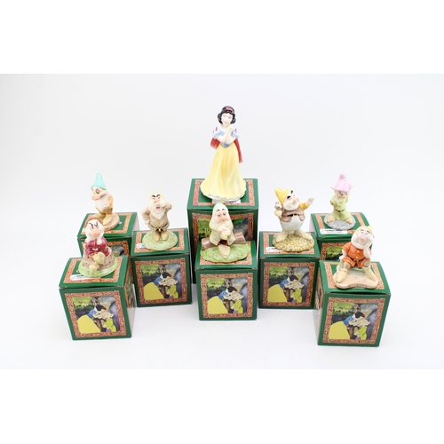 297 - Boxed Royal Doulton figures Snow White and the Seven Dwarfs (8).