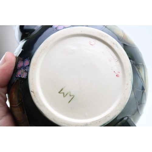 30 - Moorcroft teapot in the bramble pattern, 23cm wide.