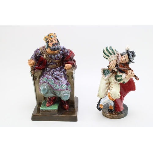 305 - Royal Doulton The Fiddler HN2171 together with The Old King HN2134