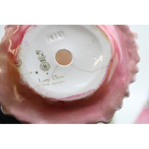 307 - Royal Doulton figurines Pantalettes HN1412, Lady Clare, Victorian Lady Hn728, Sweet Lavender HN1373