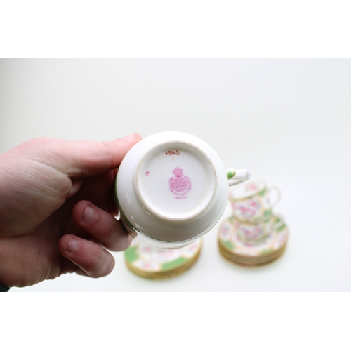 339 - A Minton part tea-set in the Cockatrice pattern to include five Cups, Saucers & Plates (5 trios).