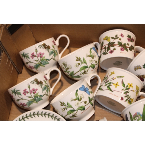 341 - Portmeirion teaware to include, 'Botanic Garden' pattern 1 pint teapot, six cups and saucers and six... 