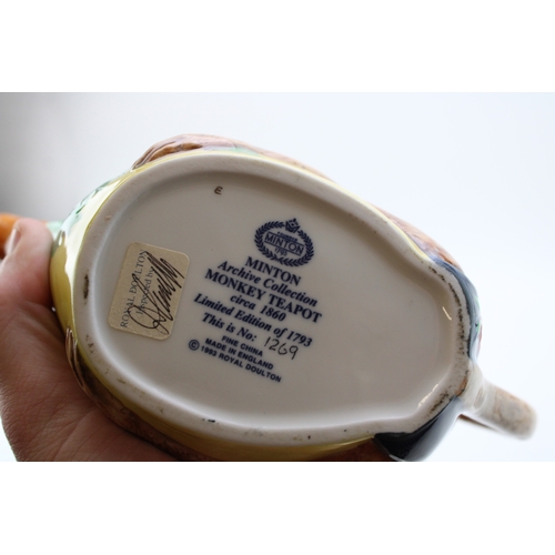 364 - Minton Archive Collection Monkey teapot, 1269/1793.