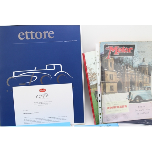 421 - A Collection of Limited Edition Sports car Books & Brochures including Bugatti Veyron Maserati Grant... 