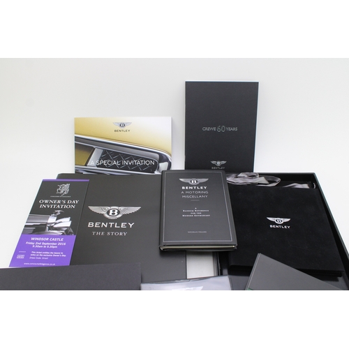 428 - Bentley, The Story book, hardcover with various Bentley ephemera including A Motoring Miscellany, 24... 