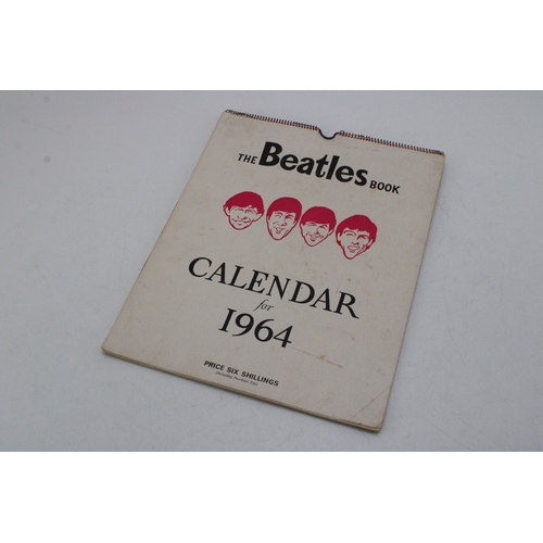 449 - Rare Beatles Calendar for 1964 'The Beatles Book'