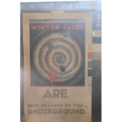 475 - Three Original Photograph Photographic Negatives in Colour of Early 20th Century London Transport Po... 