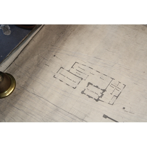 478 - Antique railway plan map, North Staffordshire Railway, Ground Floor Plan of Stoke-on-Trent Station t... 