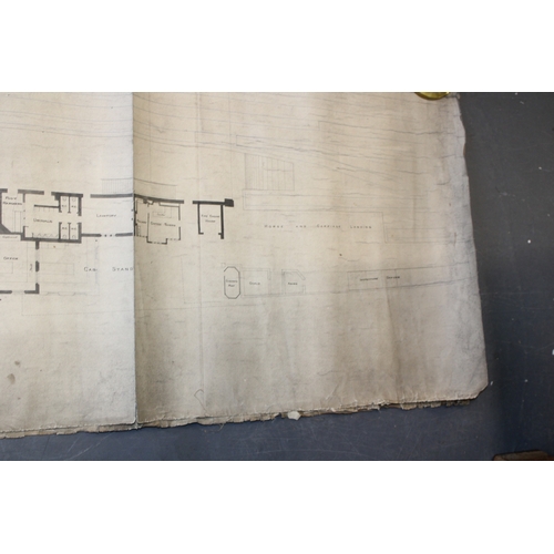 478 - Antique railway plan map, North Staffordshire Railway, Ground Floor Plan of Stoke-on-Trent Station t... 