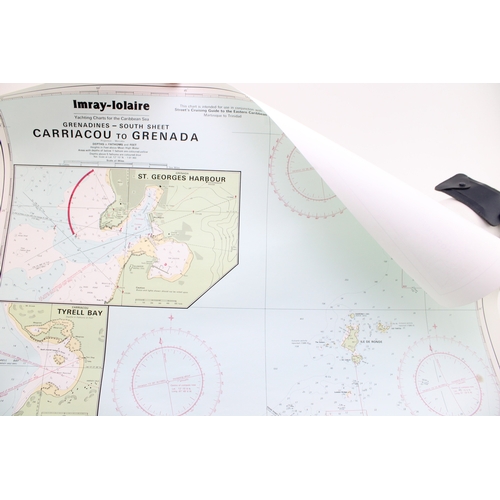 493 - A collection of nautical maritime charts, (Qty).