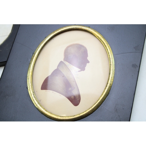 520 - Three 19th Century Portrait Miniatures one inscribed Sir Andrew Corbet Bar Dated 1825