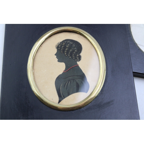 520 - Three 19th Century Portrait Miniatures one inscribed Sir Andrew Corbet Bar Dated 1825